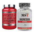 Basis-Set: Scitec 100% Whey Professional + MST Magnesium Taurat – alle enthaltenen Artikel