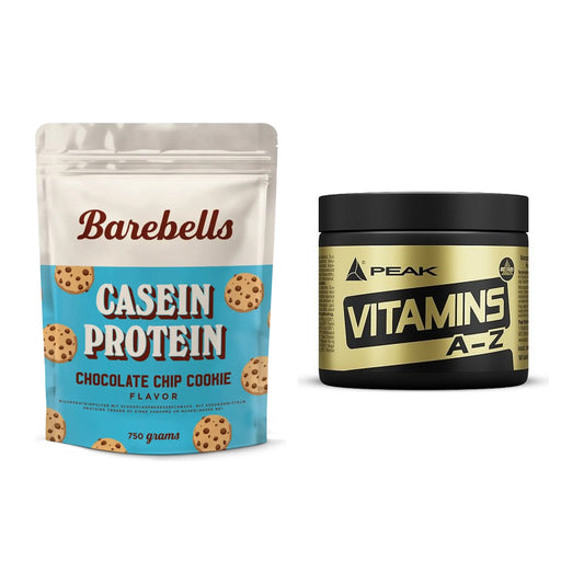 Basis-Set: Barebells Casein Protein + Peak Vitamin A-Z 180 Tabl. – alle enthaltenen Artikel