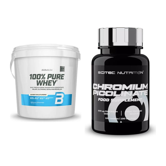 Basis-Set: BioTech 100% Pure Whey + Scitec Chromium Picolinate – alle enthaltenen Artikel