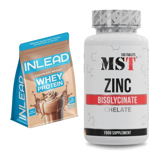 Basis-Set: INLEAD Whey Protein + MST Zinc Chelate Bisglycinate – alle enthaltenen Artikel