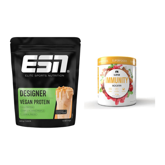 Basis-Set: ESN Designer Vegan Protein + FA Nutrition Wellnes Line – alle enthaltenen Artikel