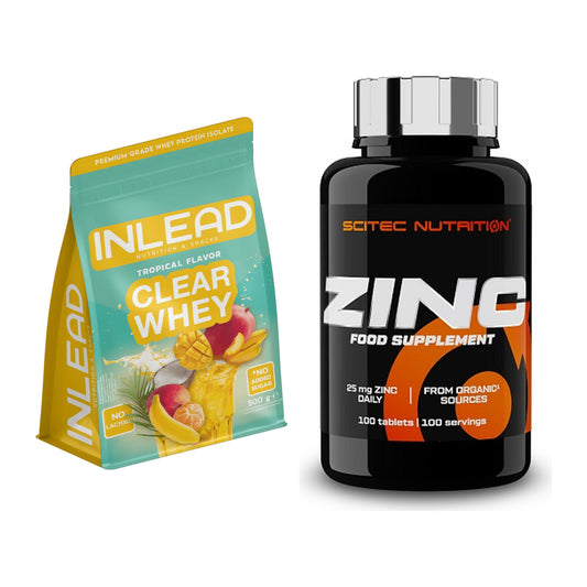 Basis-Set: INLEAD Clear Whey Isolate + Scitec Zinc – alle enthaltenen Artikel