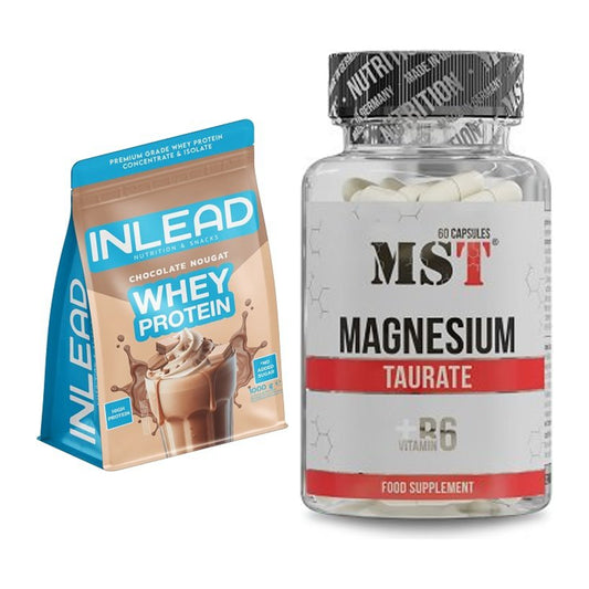 Basis-Set: INLEAD Whey Protein + MST Magnesium Taurat – alle enthaltenen Artikel