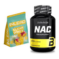 Basis-Set: INLEAD Clear Whey Isolate + BioTech NAC – alle enthaltenen Artikel