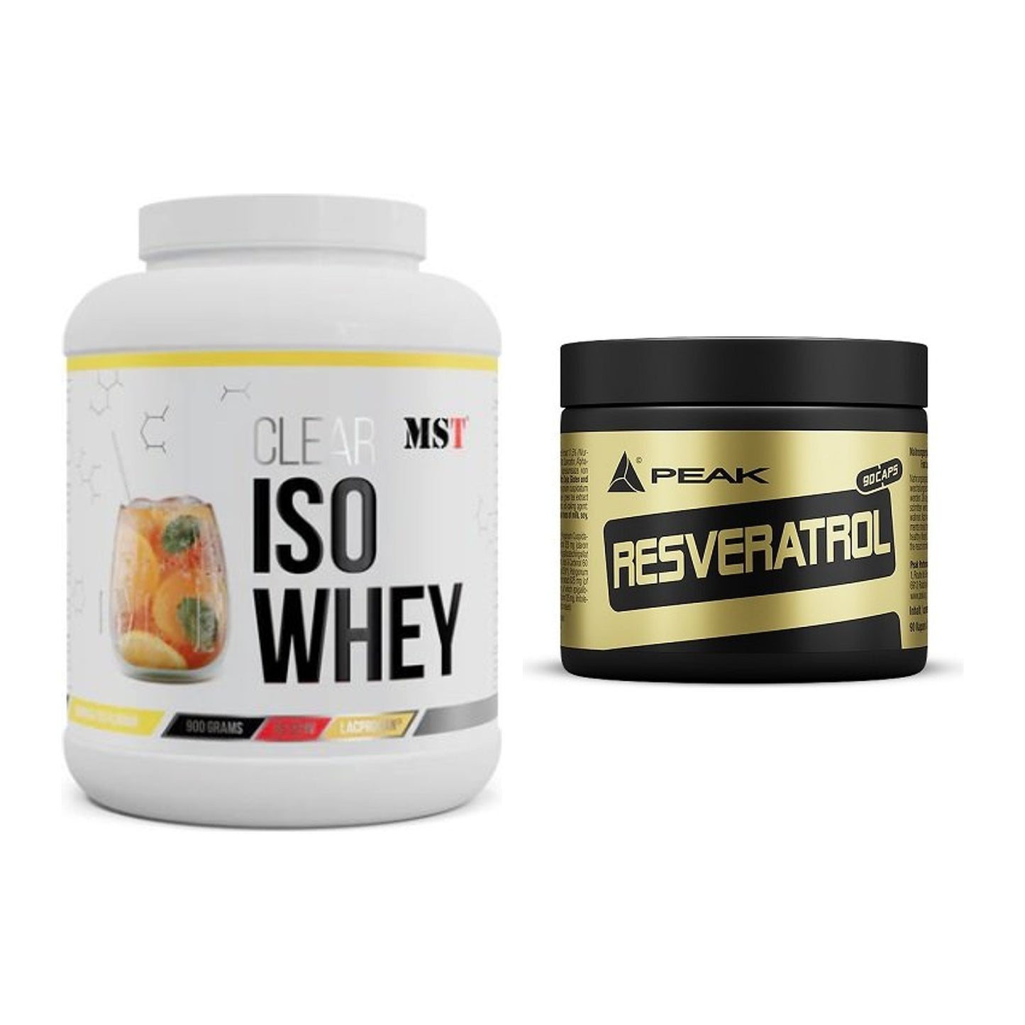 Basis-Set: MST Iso Clear + Peak Resveratrol – alle enthaltenen Artikel