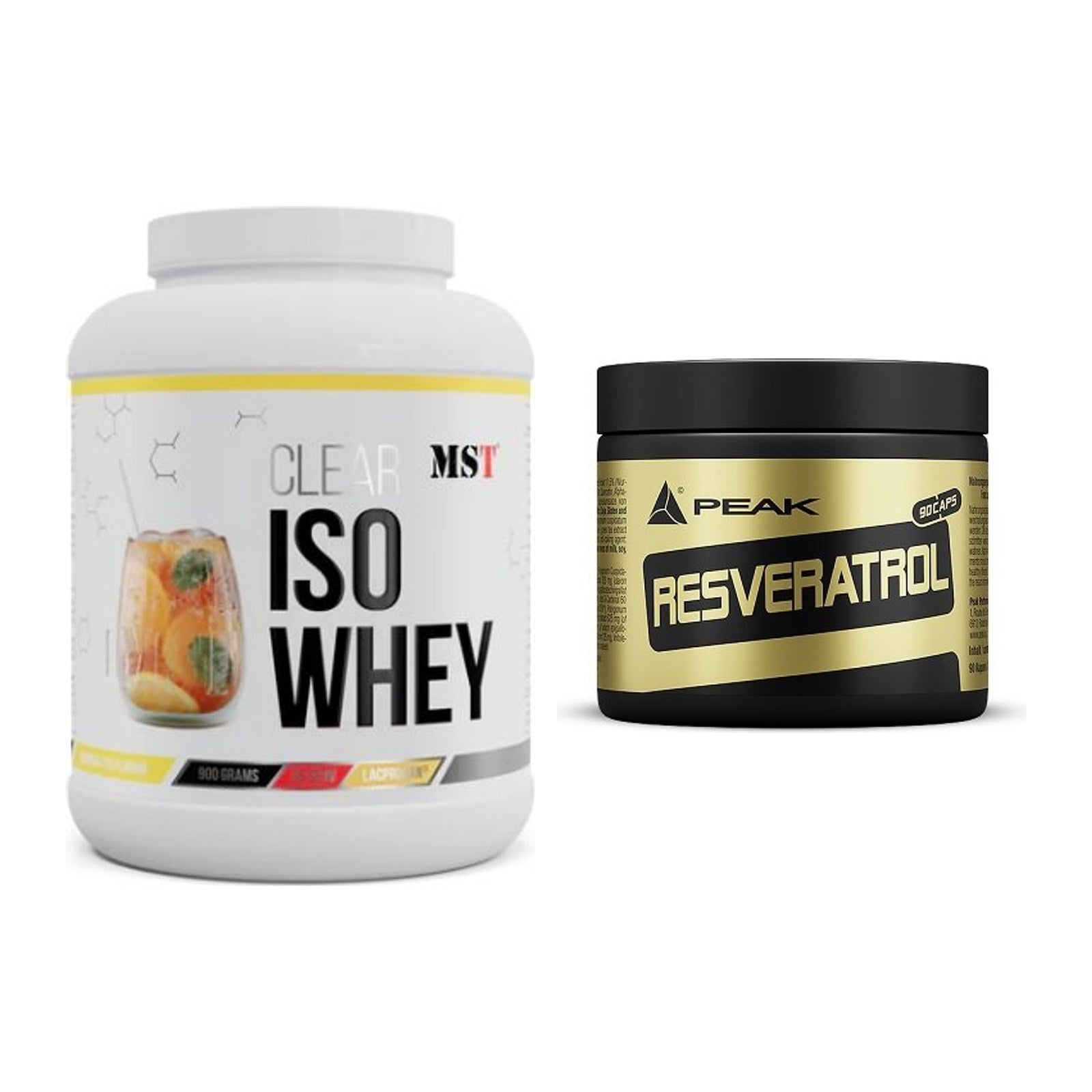 Basis-Set: MST Iso Clear + Peak Resveratrol – alle enthaltenen Artikel