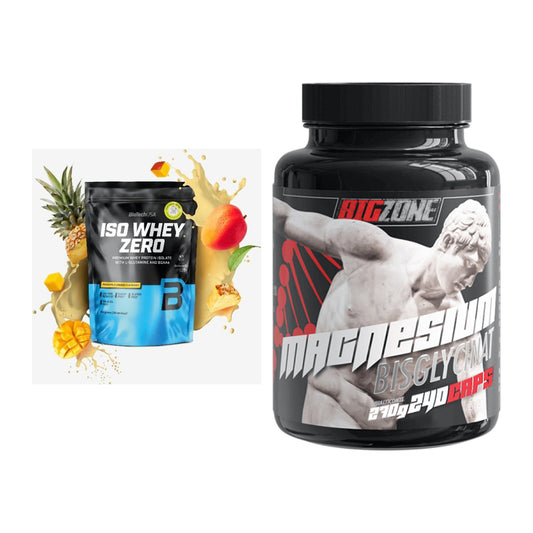 Basis-Set: BioTech Iso Whey Zero + Big Zone Magnesium Bisglycinat – alle enthaltenen Artikel