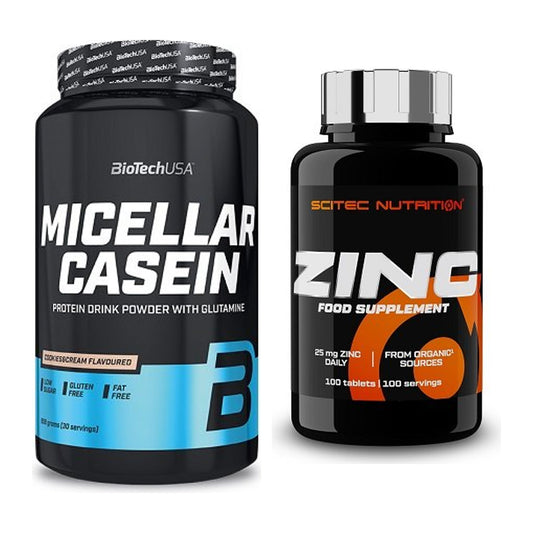 Basis-Set: BioTech Micellar Casein + Scitec Zinc – alle enthaltenen Artikel