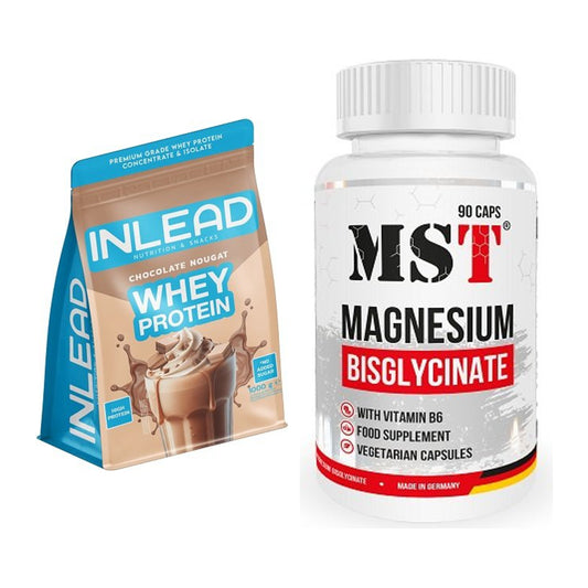 Basis-Set: INLEAD Whey Protein + MST Magnesium Bisglycinat – alle enthaltenen Artikel