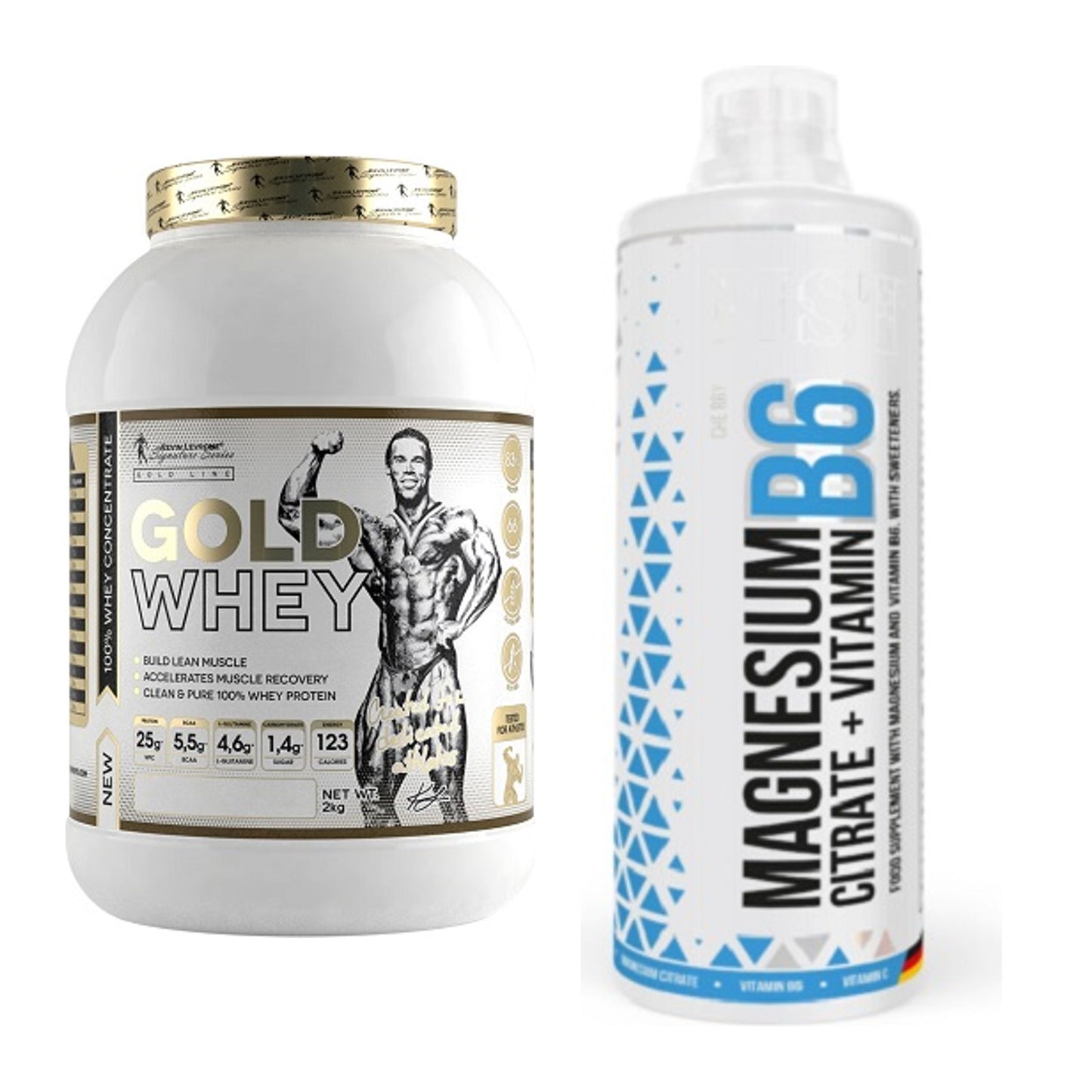 Basis-Set: Kevin Levrone Gold Whey + MST Magnesium B6 – alle enthaltenen Artikel