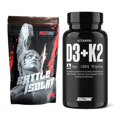 Basis-Set: Big Zone Battle Isolate + Big Zone Vitamin D3 + K2 – alle enthaltenen Artikel