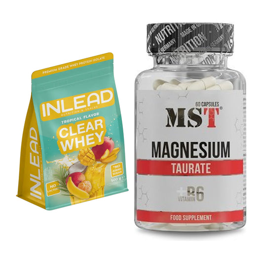 Basis-Set: INLEAD Clear Whey Isolate + MST Magnesium Taurat – alle enthaltenen Artikel