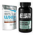 Basis-Set: BioTech 100% Pure Whey + ESN Magnesium Bisglycinate – alle enthaltenen Artikel