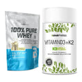 Basis-Set: BioTech 100% Pure Whey + Sinob Vitamin D3 + K2 – alle enthaltenen Artikel