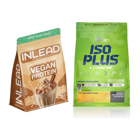 Basis-Set: INLEAD Vegan Protein + Olimp Iso Plus – alle enthaltenen Artikel