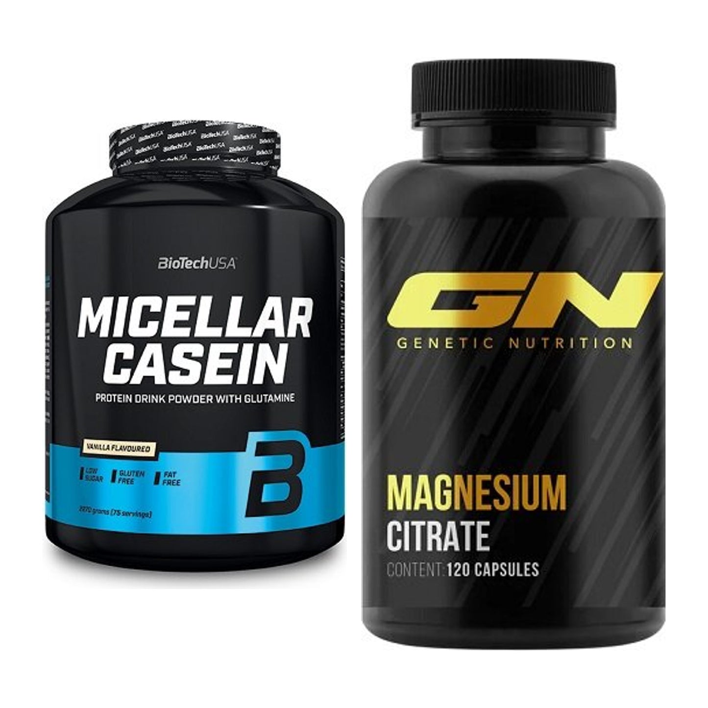 Basis-Set: BioTech Micellar Casein + GN Magnesium Citrate – alle enthaltenen Artikel