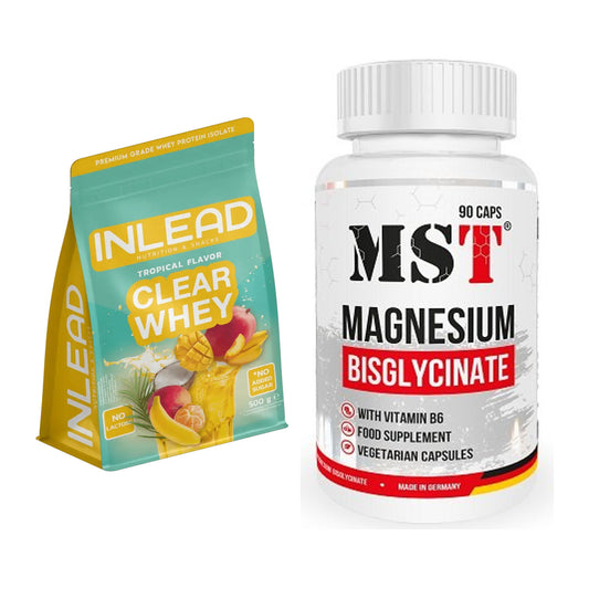 Basis-Set: INLEAD Clear Whey Isolate + MST Magnesium Bisglycinat – alle enthaltenen Artikel