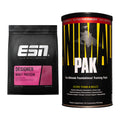 Basis-Set: ESN Designer Whey + Universal Animal Pak 44 Serv. – alle enthaltenen Artikel