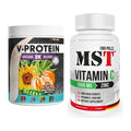 Basis-Set: ProFuel V-Protein Vegan 8K + MST Vitamin C 1000 + Zinc – alle enthaltenen Artikel