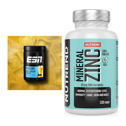 Basis-Set: ESN ISOCLEAR Whey Isolate + Nutrend Zinc Chelate 15mg – alle enthaltenen Artikel