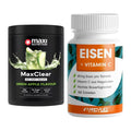 Basis-Set: MaxiNutrition MaxClear 100% + ProFuel EISEN + nat. Vitamin – alle enthaltenen Artikel