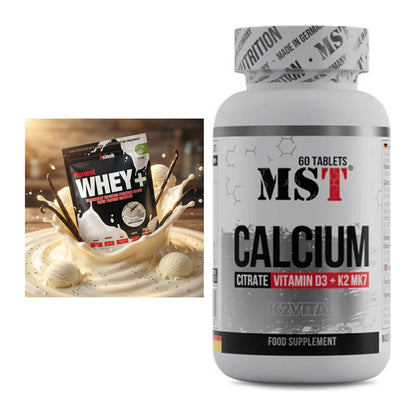 Basis-Set: Sinob Honest Whey+ + MST Calcium Citrate D3 + K2Vital – alle enthaltenen Artikel