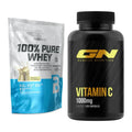 Basis-Set: BioTech 100% Pure Whey + GN Vitamin C Health Line – alle enthaltenen Artikel