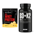 Basis-Set: Body Attack 100% Whey Protein + Big Zone Vitamin D3 + K2 – alle enthaltenen Artikel