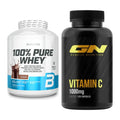 Basis-Set: BioTech 100% Pure Whey + GN Vitamin C Health Line – alle enthaltenen Artikel