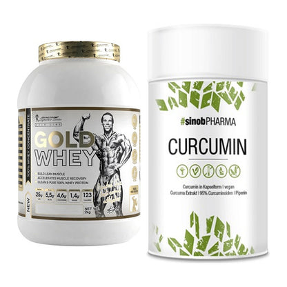 Basis-Set: Kevin Levrone Gold Whey + Sinob Curcumin 95% – alle enthaltenen Artikel