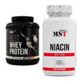 Basis-Set: MST Best Whey Protein + MST Niacin – alle enthaltenen Artikel
