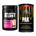 Basis-Set: ESN Designer Whey + Universal Animal Pak 44 Serv. – alle enthaltenen Artikel