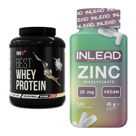 Basis-Set: MST Best Whey Protein + INLEAD Zink Bisglycinate – alle enthaltenen Artikel