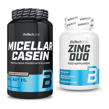 Basis-Set: BioTech Micellar Casein + BioTech Zinc Duo – alle enthaltenen Artikel