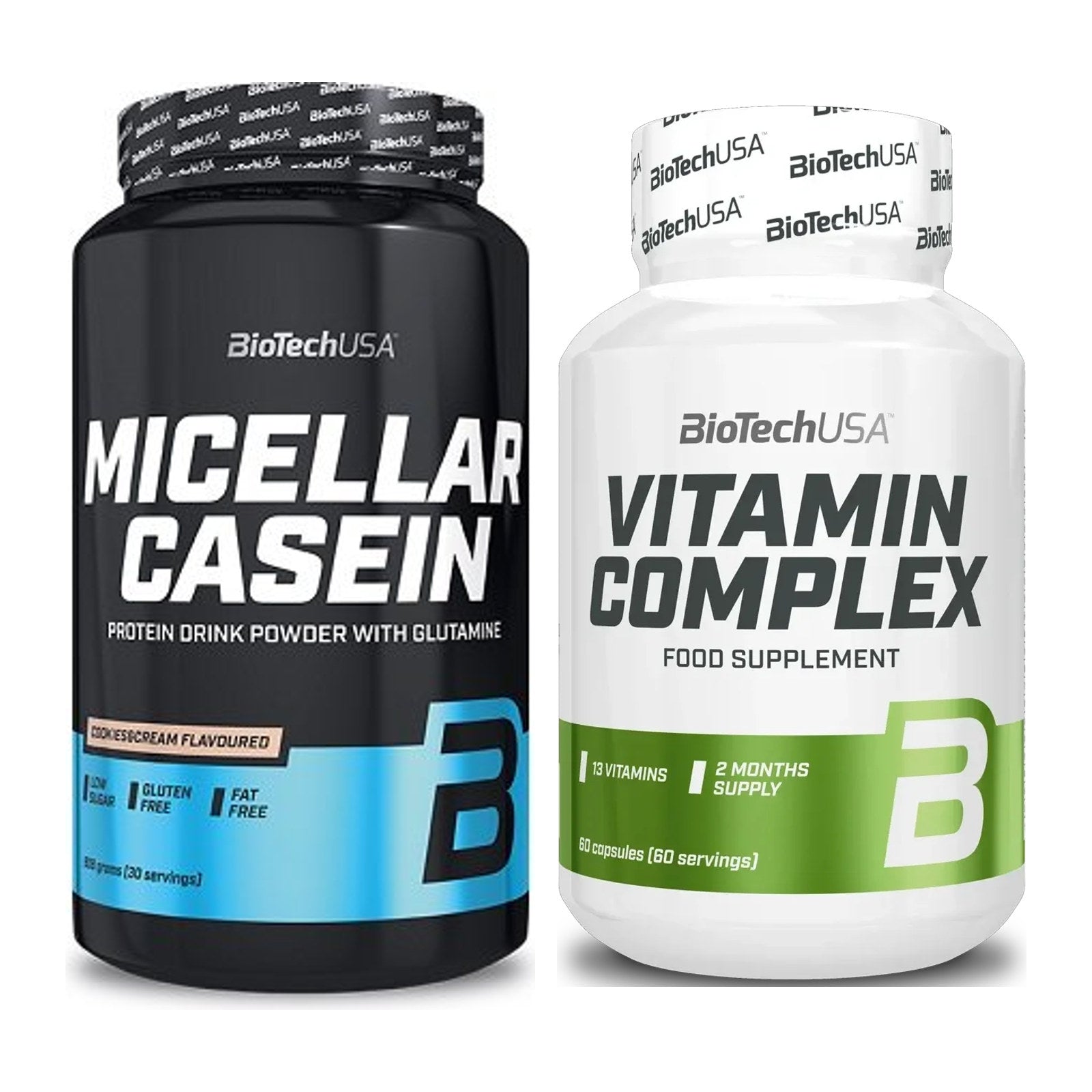 Basis-Set: BioTech Micellar Casein + BioTech Vitamin Complex – alle enthaltenen Artikel
