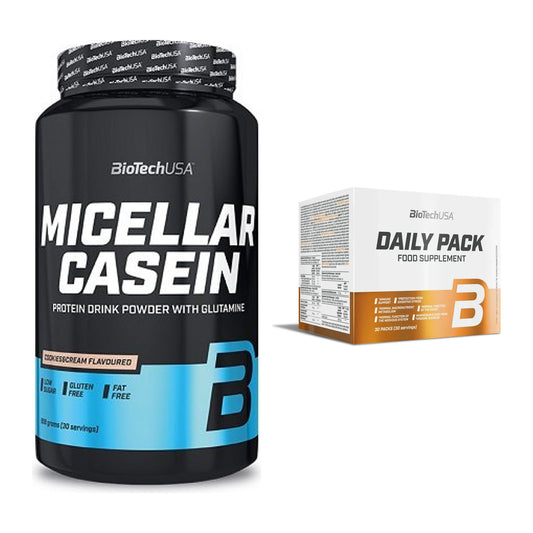 Basis-Set: BioTech Micellar Casein + BioTech Daily Packs 30 Packs – alle enthaltenen Artikel