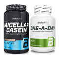Basis-Set: BioTech Micellar Casein + BioTech One A Day 100 Tabl. – alle enthaltenen Artikel