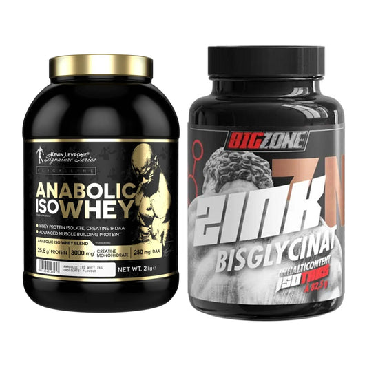 Basis-Set: Kevin Levrone Anabolic Iso Whey + Big Zone Zink Bisglycinat – alle enthaltenen Artikel