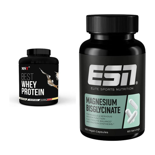 Basis-Set: MST Best Whey Protein + ESN Magnesium Bisglycinat – alle enthaltenen Artikel
