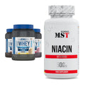 Basis-Set: Applied Nutrition Critical Whey + MST Niacin – alle enthaltenen Artikel