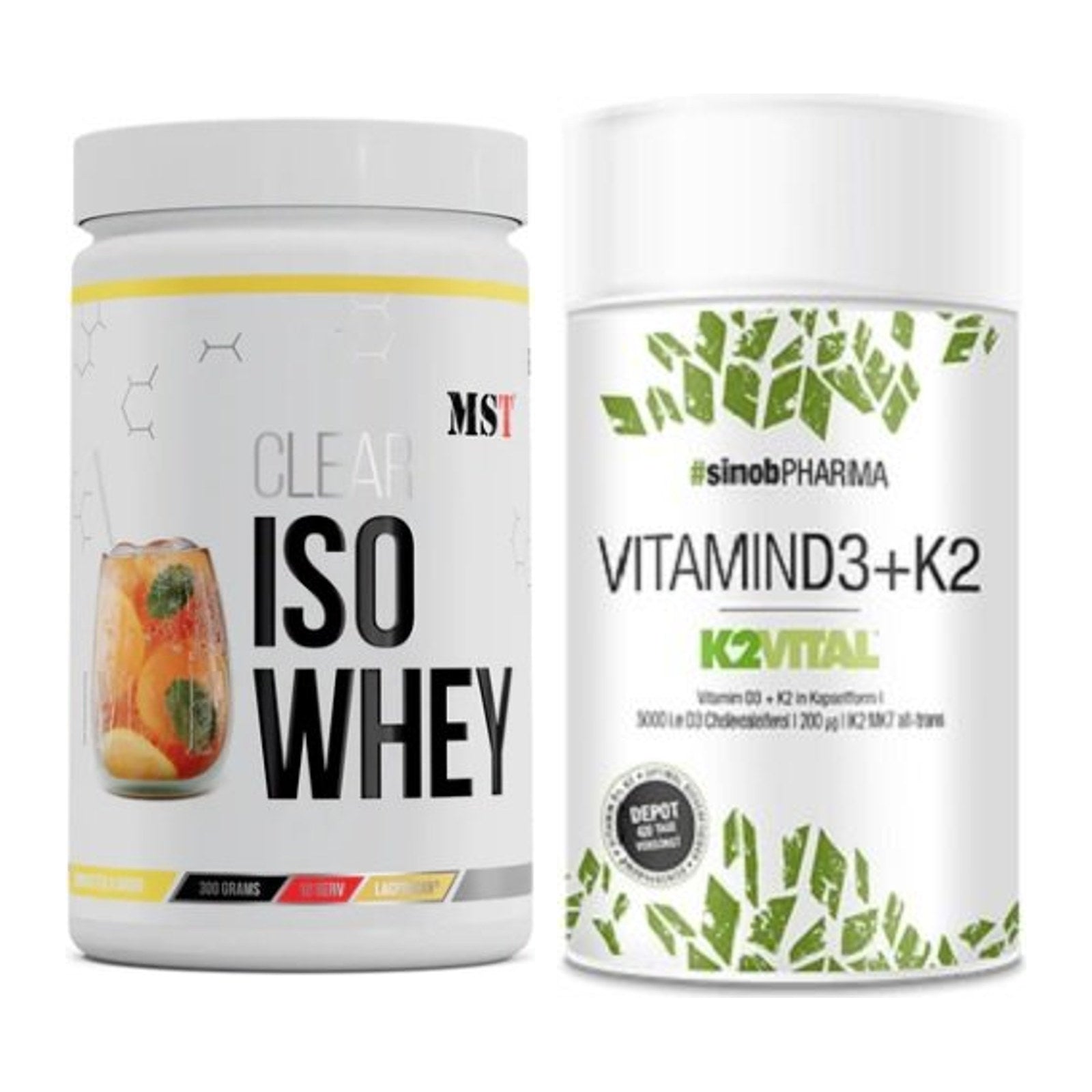 Basis-Set: MST Iso Clear + Sinob Vitamin D3 + K2 – alle enthaltenen Artikel