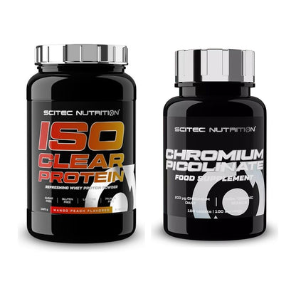 Basis-Set: Scitec IsoClear Protein + Scitec Chromium Picolinate – alle enthaltenen Artikel
