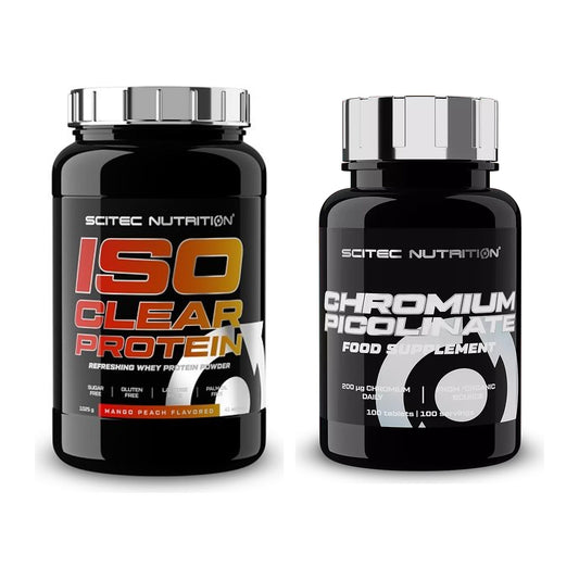 Basis-Set: Scitec IsoClear Protein + Scitec Chromium Picolinate – alle enthaltenen Artikel
