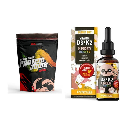 Basis-Set: Big Zone Clear Whey Protein + ProFuel VITAMIN D3 + K2 – alle enthaltenen Artikel
