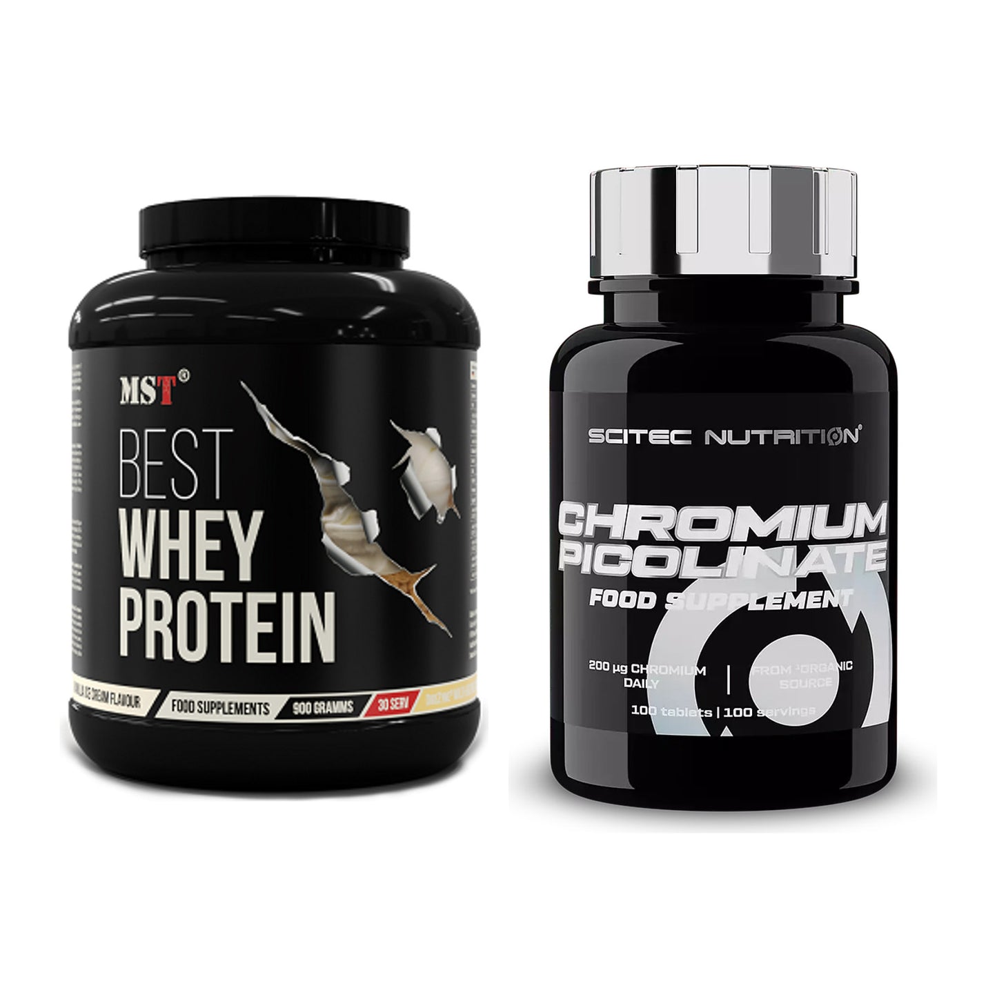 Basis-Set: MST Best Whey Protein + Scitec Chromium Picolinate – alle enthaltenen Artikel