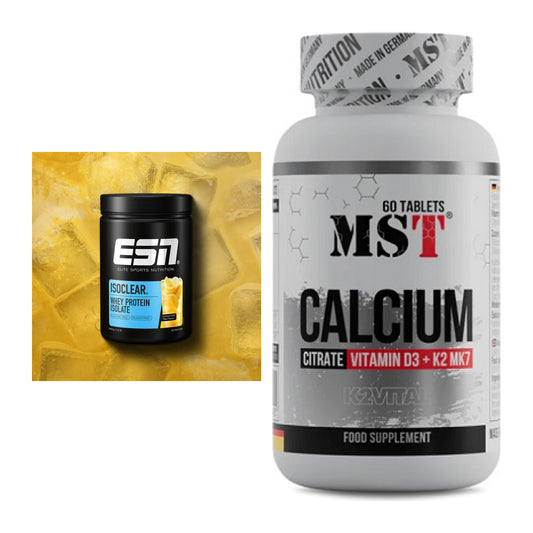 Basis-Set: ESN ISOCLEAR Whey Isolate + MST Calcium Citrate D3 – alle enthaltenen Artikel