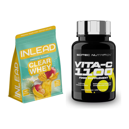 Basis-Set: INLEAD Clear Whey Isolate + Scitec Vitamin C 1100 – alle enthaltenen Artikel