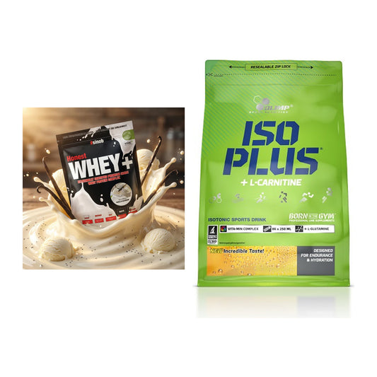 Basis-Set: Sinob Honest Whey+ + Olimp Iso Plus – alle enthaltenen Artikel