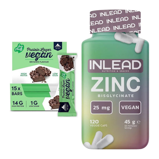 Basis-Set: Multipower Vegan Protein + INLEAD Zink Bisglycinate – alle enthaltenen Artikel