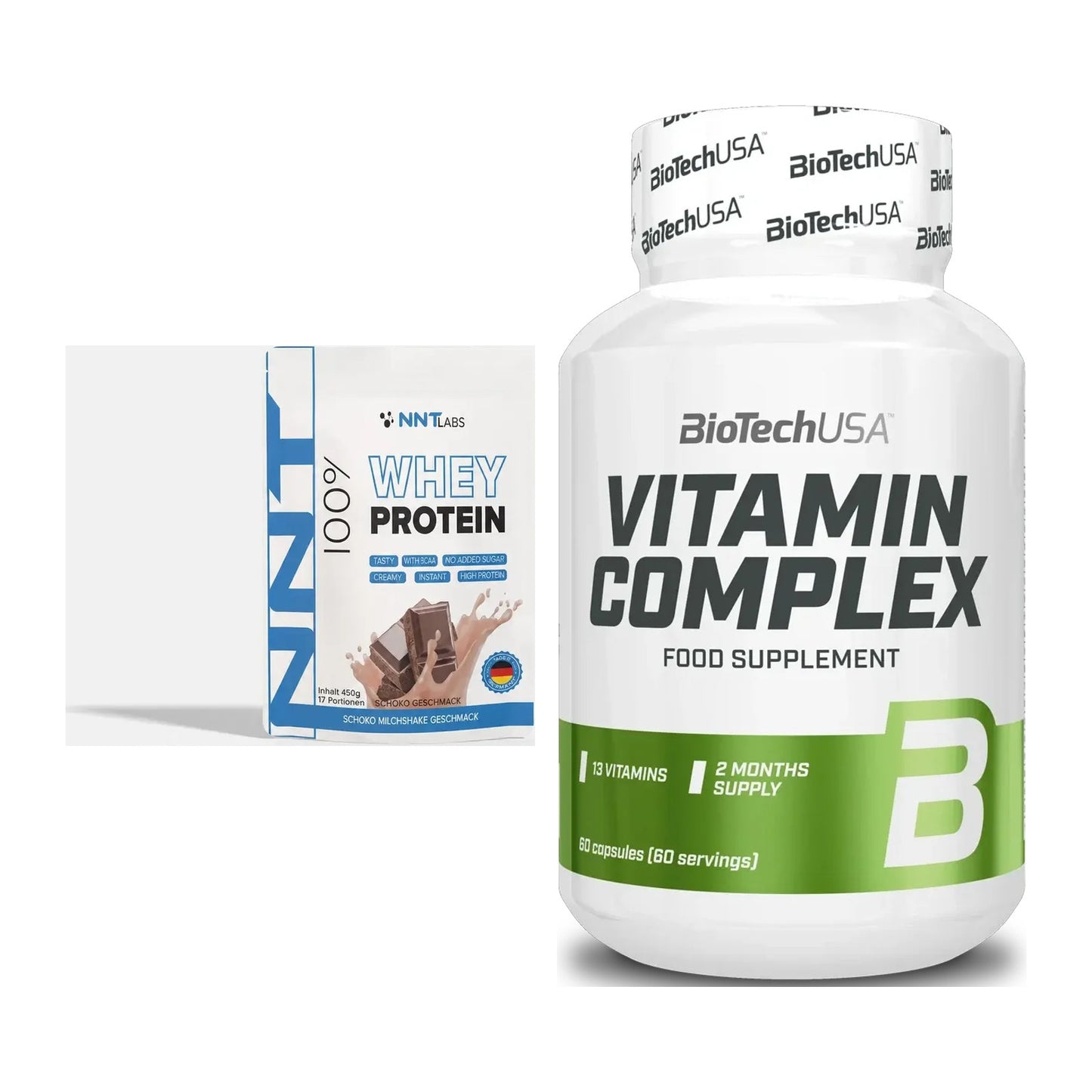 Basis-Set: NNT Whey + BioTech Vitamin Complex – alle enthaltenen Artikel